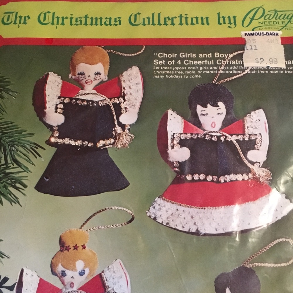 Christmas Felt Angel Ornament Kit